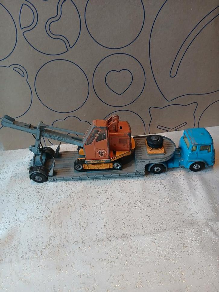 Bedford Carrimore met Priestman.  Corgi Major toys, Hobby en Vrije tijd, Modelauto's | 1:43, Gebruikt, Corgi, Ophalen of Verzenden