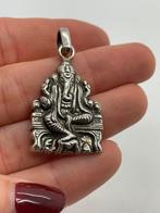 Z613 Prachtige zilveren Ganesha hanger, Overige voorstellingen, Ophalen of Verzenden, X, Zilver
