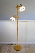 Vintage jaren ’70 dubbele Dutch Design Steinhauer vloerlamp, Gebruikt, Vintage, 150 tot 200 cm, Ophalen