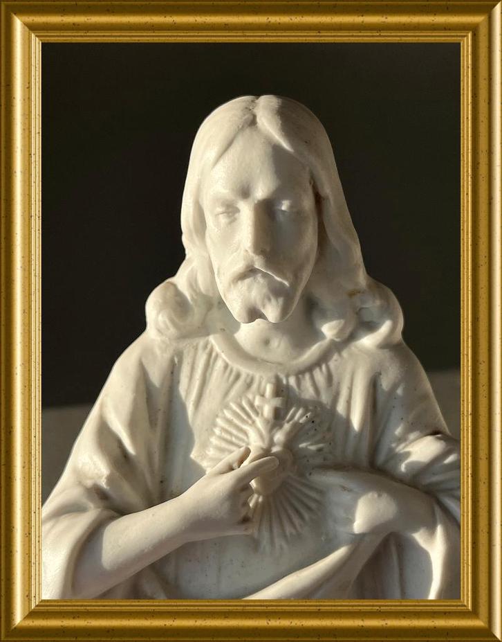 Antiek wit biscuit porseleinen wijwatervaatje : Jezus, Antiek en Kunst, Antiek | Religie, Ophalen of Verzenden