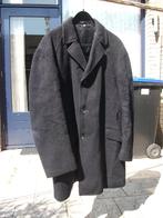 Vintage donkerblauw-wollen winter overjas, Kleding | Heren, Maat 52/54 (L), Blauw, Zo goed als nieuw, Ophalen