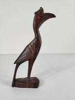 Beeldje vogel, hout, Indonesië, tweede helft 20e eeuw, Antiek en Kunst, Ophalen of Verzenden