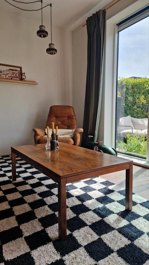 Vintage salontafel, Huis en Inrichting, Tafels | Salontafels, Gebruikt, Minder dan 50 cm, 50 tot 100 cm, 100 tot 150 cm, Rechthoekig