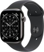 Apple Watch Series 11 GPS + Cellular 46mm Jet Black SB M/L, Apple Watch ⌚️, Zwart, IOS, Nieuw