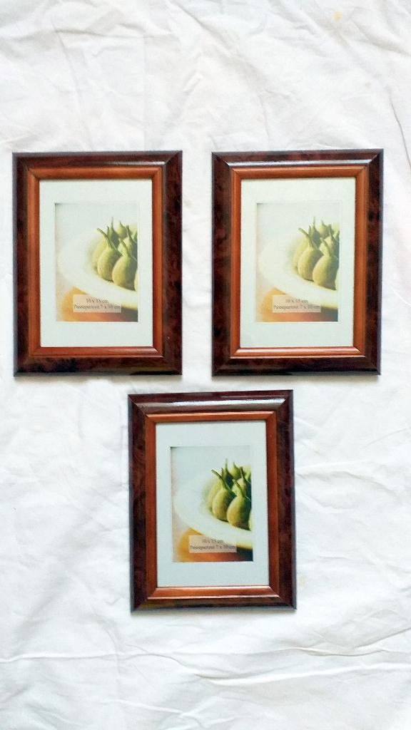 3 Nieuwe foto lijstjes (net uit verpakking gehaald) voor .., Ophalen of Verzenden, Nieuw