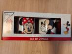 Disney Mickey Mouse & Minnie Mouse koffie & thee bekers, Ophalen of Verzenden, Mickey Mouse, Nieuw, Servies