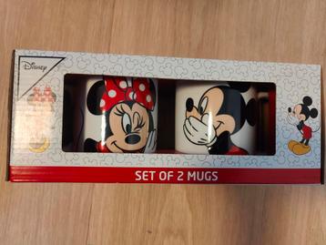 Disney Mickey Mouse & Minnie Mouse koffie & thee bekers beschikbaar voor biedingen