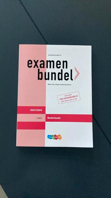 nieuwe examen bundel Nederlands 2023/2024 VWO 