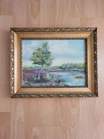 Olieverf schilderijen twee stuks, Antiek en Kunst, Kunst | Schilderijen | Klassiek, Ophalen