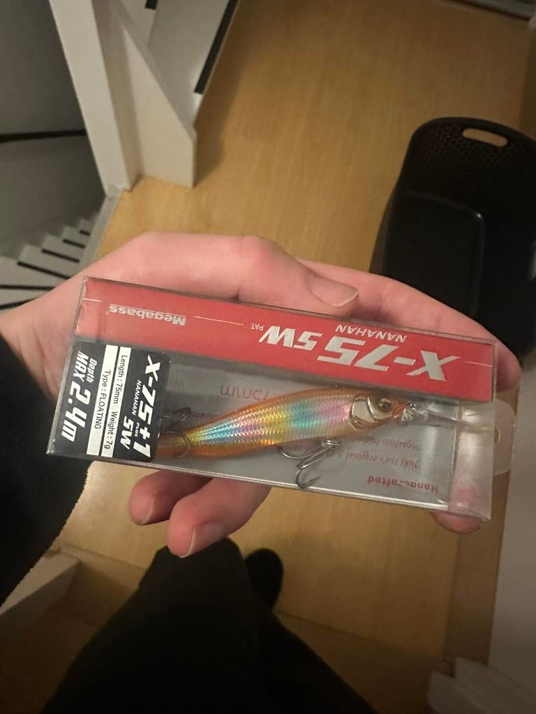 Megabass nanahan X-75 +1, Ophalen of Verzenden, Zo goed als nieuw