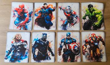 Marvel superhelden canvas poster set, 30 x 40 cm, nieuw beschikbaar voor biedingen