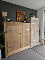 2 Steigerhouten kasten, Huis en Inrichting, Ophalen, 100 tot 150 cm, 150 tot 200 cm, 25 tot 50 cm