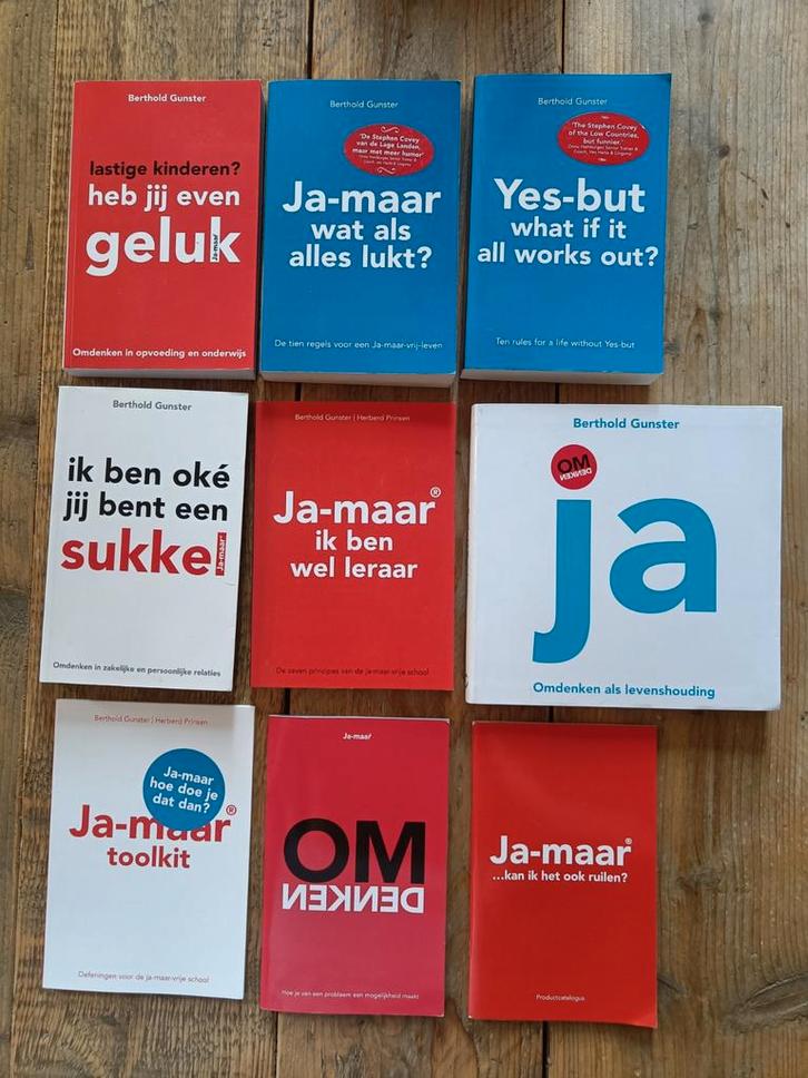 9 Boeken van Berthold Gunster., Boeken, Advies, Hulp en Training, Zo goed als nieuw, Ophalen of Verzenden