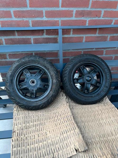 Piaggio | motorZip | Velgenset | 100cc 4 takt, Fietsen en Brommers, Scooters | Piaggio, Zip, Ophalen of Verzenden