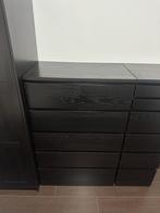 IKEA MALM ladekast – donkerbruin – uitstekende staat, Ophalen, 5 laden of meer, 50 tot 100 cm, Zo goed als nieuw