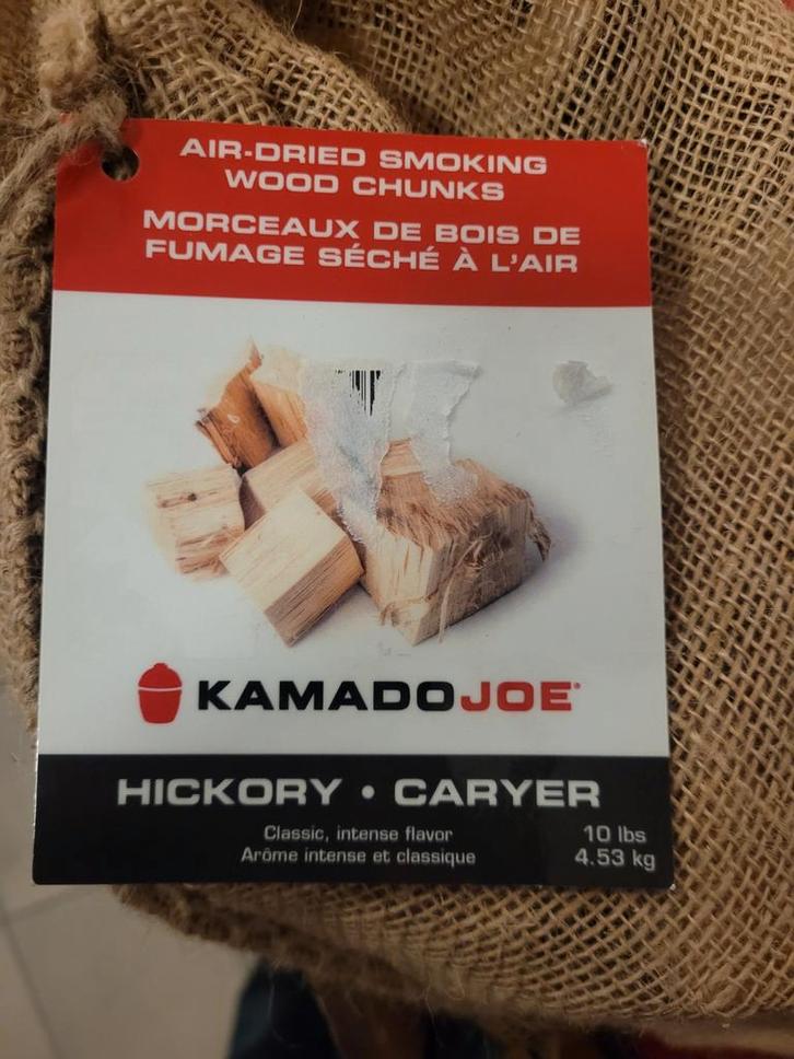 Kamado Joe Hickory Carver Rookhout, Tuin en Terras, Barbecue-accessoires, Nieuw, Ophalen of Verzenden