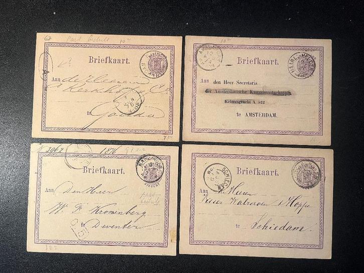 Kavel particulier bedrukte kaarten Geuzendam 7, Postzegels en Munten, Brieven en Enveloppen | Nederland, Briefkaart, Verzenden