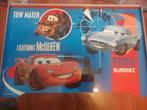 Disney cars speelgoedkist 60x40x40 cm blauw/rood, Gebruikt, Ophalen of Verzenden