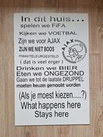 Ajax schilderij met tekst, Ophalen, Ajax