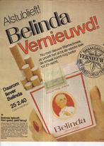 Retro reclame 1979 Belinda sigaretten met nieuwe techniek, Overige typen, Ophalen of Verzenden