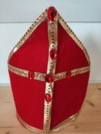 Sinterklaas mijter rood met goud, Ophalen