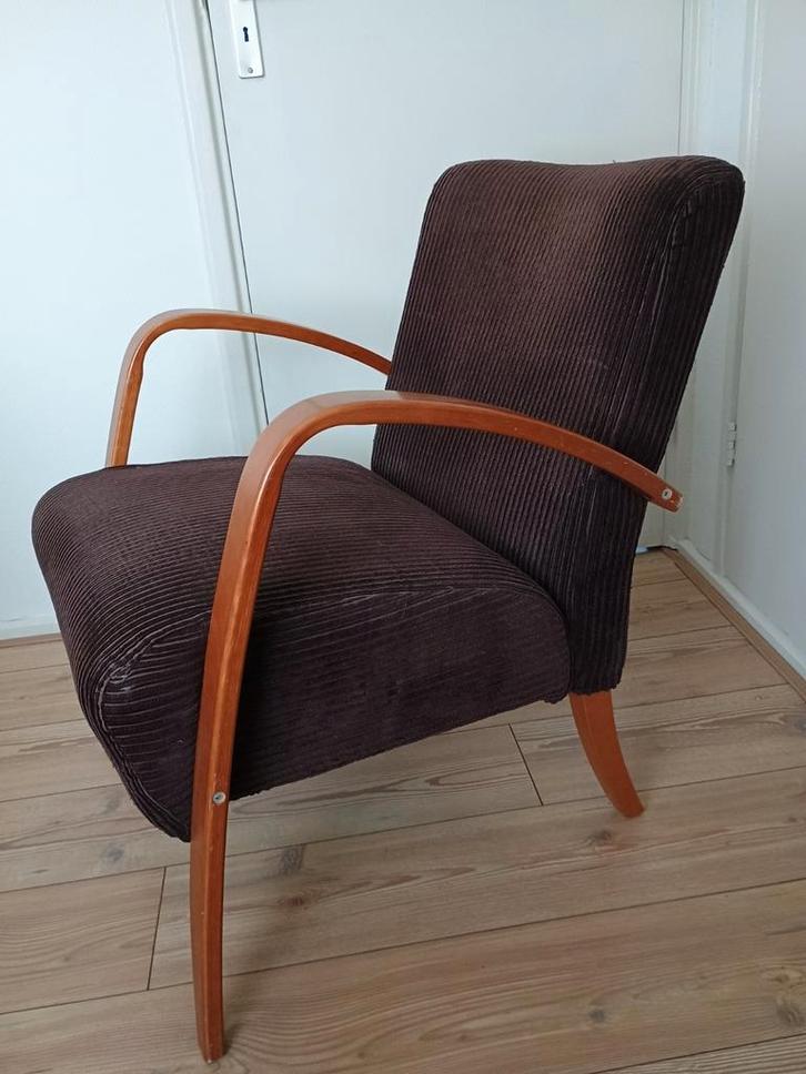 Ikea fauteuil Hova twee stuks, Huis en Inrichting, Fauteuils, Gebruikt, Hout, Stof, 50 tot 75 cm, 75 tot 100 cm, Ophalen