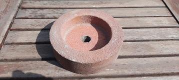 Kom slijpsteen 152mm x 46mm grove korrel rood beschikbaar voor biedingen