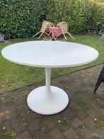 Ronde tafel, Huis en Inrichting, Tafels | Eettafels, Ophalen, Kunststof, Gebruikt, 100 tot 150 cm