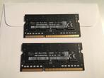 SK Hynix 2GB 12800S Sodimm RAM | 2 stuks, Computers en Software, RAM geheugen, DDR3, Ophalen of Verzenden, Zo goed als nieuw, Laptop