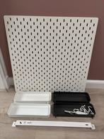 Ikea Skadis wandrek + accessoires, Ophalen, Gebruikt