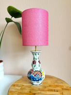 Delfts bont lampvaas, Ophalen of Verzenden, Zo goed als nieuw, Minder dan 50 cm