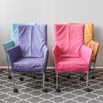 9 Montis Chaplin stoelen verschillende vrolijke kleuren €525, Huis en Inrichting, Stoelen, Niet ingevuld, Niet ingevuld, Leer
