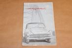 DAF Daffodil Instructieboek - 1963, Auto diversen, Handleidingen en Instructieboekjes, Ophalen of Verzenden