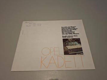 BROCHURE OPEL KADETT 1970 beschikbaar voor biedingen