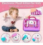 Kind kinderen speelgoed set Kat geluid huisdier verzorgen 3+, Jongen of Meisje, Nieuw, Ophalen of Verzenden, H