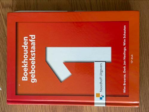 Boekhouden geboekstaafd 1 + opgavenboek, Boeken, Economie, Management en Marketing, Zo goed als nieuw, Ophalen of Verzenden