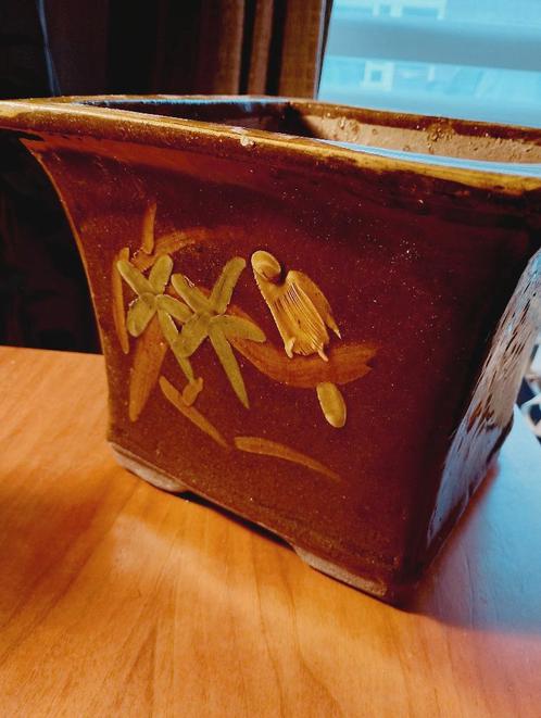 ≥ Japanse handgeschilderde Bonsai pot — Bloempotten — Marktplaats