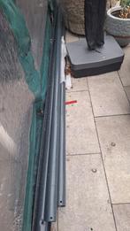 hekwerk palen, beugels en snelhardende betonmortel, Tuin en Terras, Ophalen, Nieuw, IJzer, Overige typen
