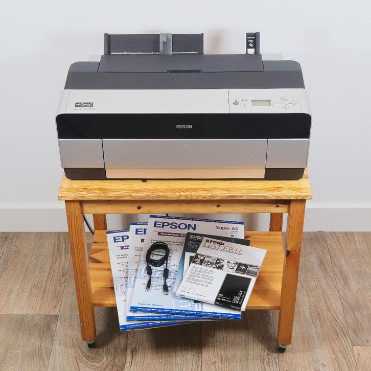 Epson Stylus Pro 3880 grootformaat kleurenprinter tot A2, Computers en Software, Printers, Gebruikt, Fotoprinter, Inkjetprinter
