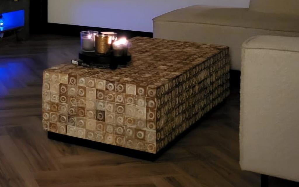 Salontafel, 100 tot 150 cm, Zo goed als nieuw, Minder dan 50 cm, Rechthoekig