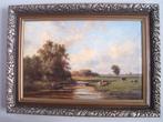 Gesina Vester (1857-1939) - Landschap met koeien - olieverf, Antiek en Kunst, Ophalen