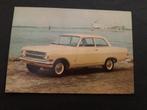 Opel Rekord 1963 - reclame postcard - ongelopen, Verzamelen, Ophalen of Verzenden, Zo goed als nieuw, Auto's