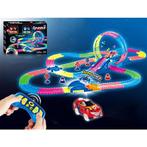 GLOW IN THE DARK RACEBAAN MET AUTOOTJES., Ophalen of Verzenden, Zo goed als nieuw, Elektrisch, Overige merken