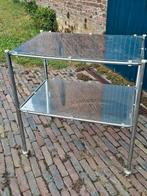 Vintage trolley/serveerwagen Oostwoud, Antiek en Kunst, Curiosa en Brocante, Ophalen