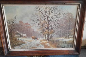 Don Vaughan (1916) Wintertafereel.. beschikbaar voor biedingen