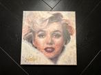 Mooi klein doek van Peter Donkersloot 30x30 marilyn monroe, Antiek en Kunst, Kunst | Schilderijen | Modern, Ophalen of Verzenden