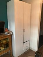 Opknapper kledingkast wit, Gebruikt, 50 tot 100 cm, 150 tot 200 cm, Overige houtsoorten