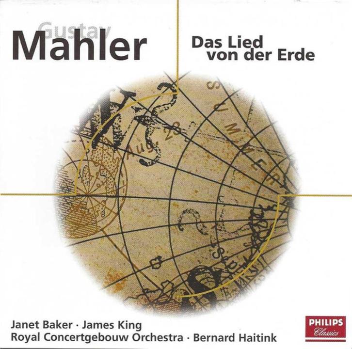 MAHLER Das lied von der erde CD BAKER KING HAITINK ELO, Cd's en Dvd's, Cd's | Klassiek, Zo goed als nieuw, Orkest of Ballet, Modernisme tot heden