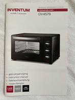 Inventum vrijstaande oven OV457B, Witgoed en Apparatuur, Ophalen, Minder dan 45 cm, Oven, Zo goed als nieuw