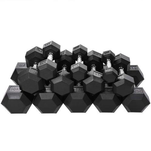 Hex dumbbels gewichten 1 kg tot 40+kg, Sport en Fitness, Fitnessmaterialen, Nieuw, Dumbbell, Ophalen